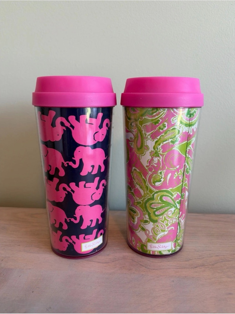 NWOT Lilly Pulitzer Travel Cup Tumbler Duo - Set of 2
